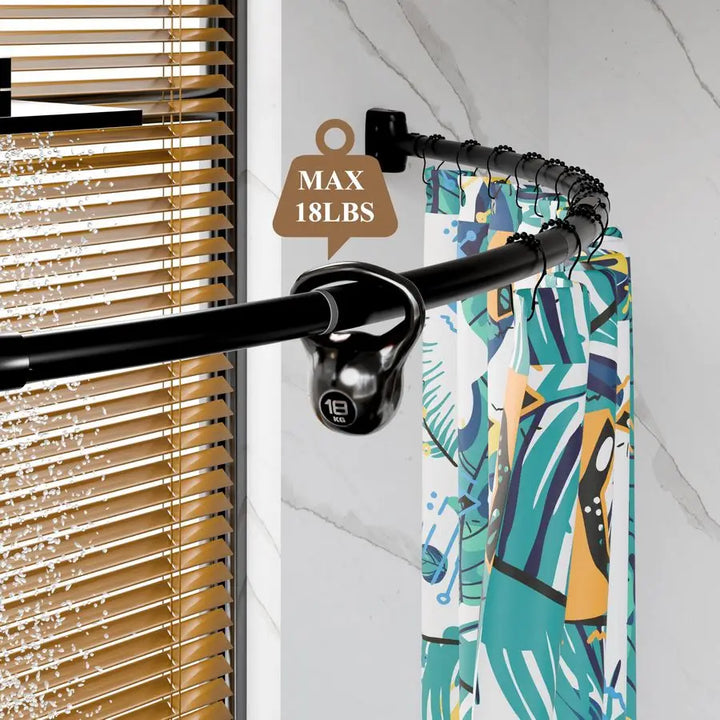 Flux Curved Shower Curtain Rod