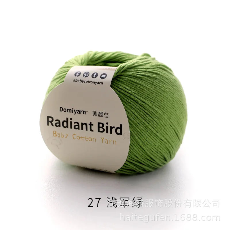 50g 100% Organic Pure Cotton Yarn