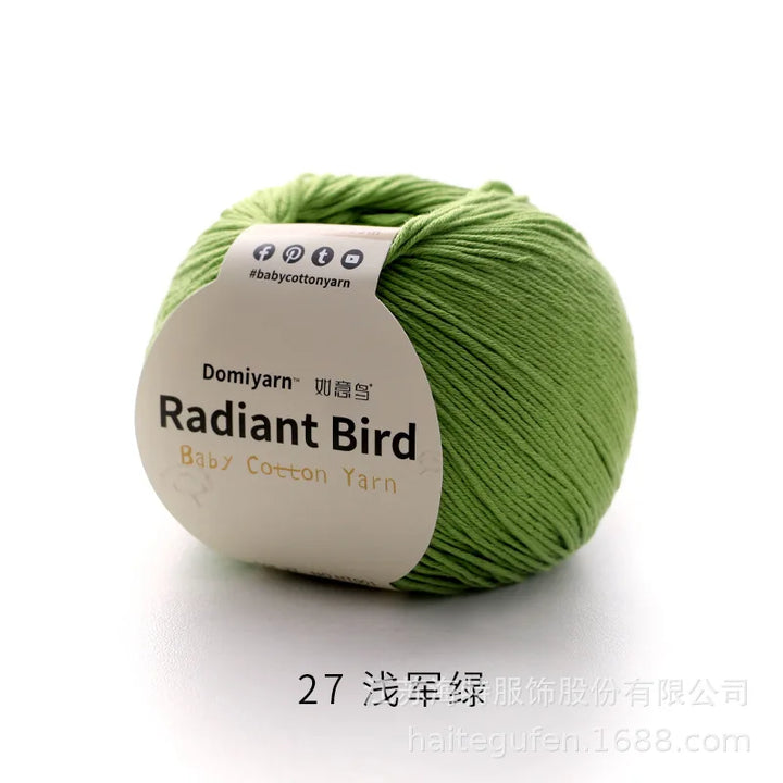 50g 100% Organic Pure Cotton Yarn