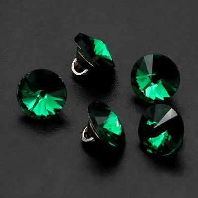 Vainoe 10mm Small Rhinestone Button - 10 PC