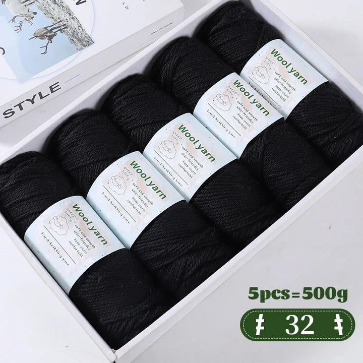 500g Gradient Color Rainbow Yarn