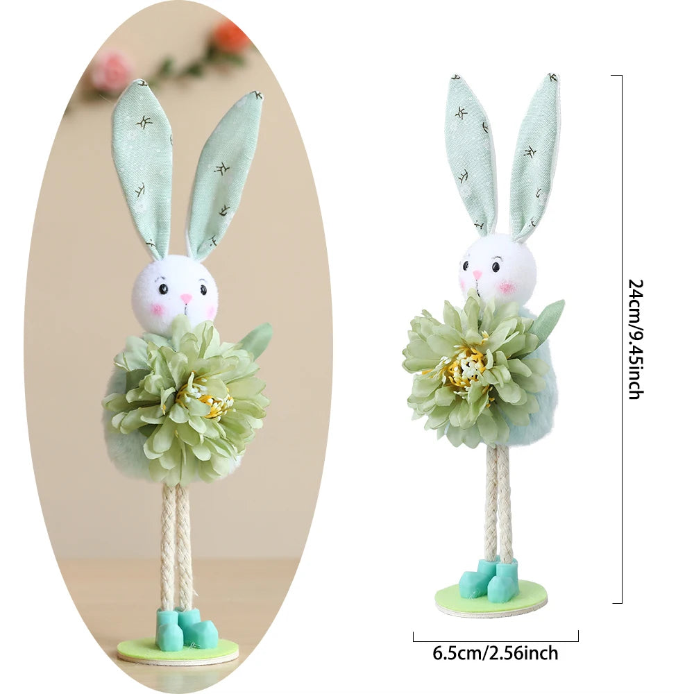 Easter Standing Flower Bunny Fairy Angels