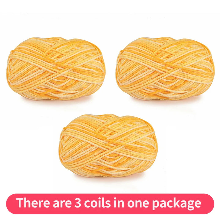 150g Segmented Dyed Gradient Colorful Yarn