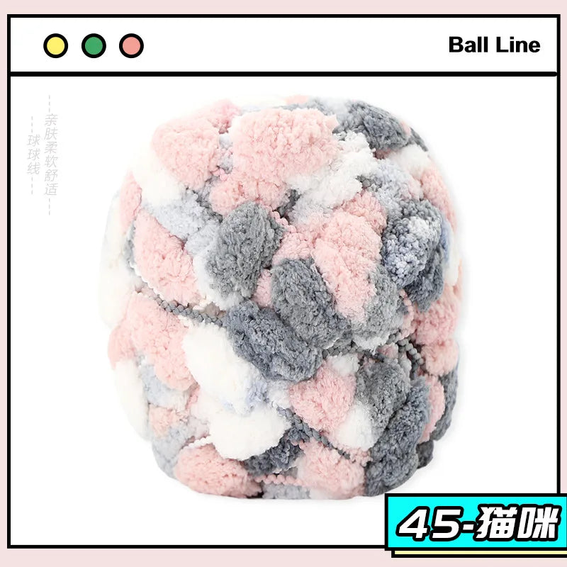 100g Colorful Thick Ball Yarn