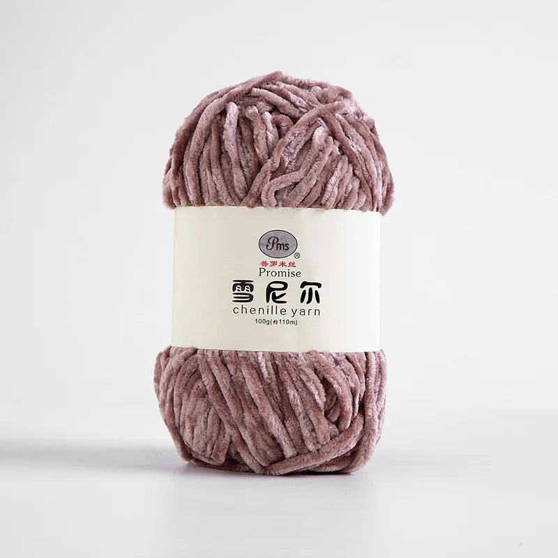 100g 6mm Chenille Yarn