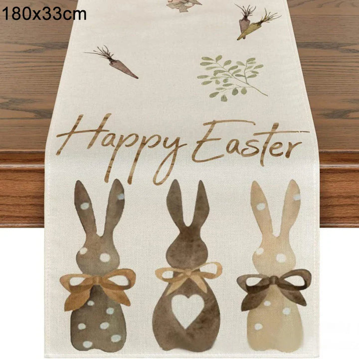 Easter Large Rabbit Table Runner