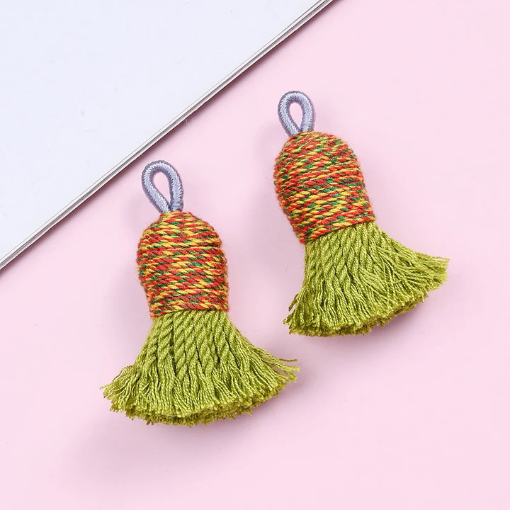 2 PC Nivelle Multicolor Tassel