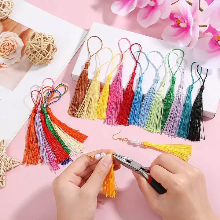 30 PC Orvani Silky Bookmark Tassels