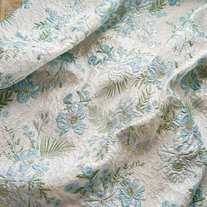 Augusta Floral Woven Jacquard Fabric