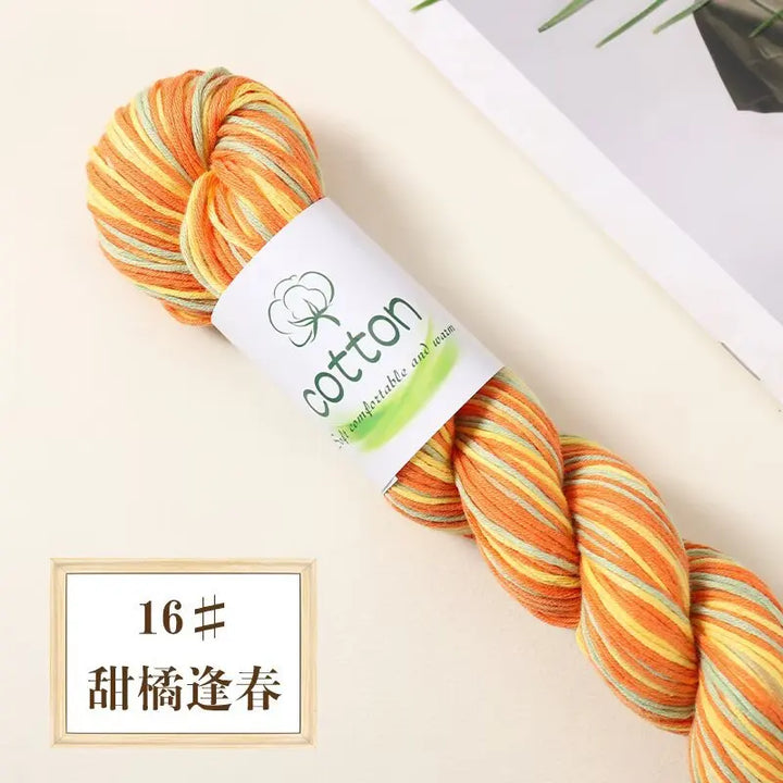 50g 100% Cotton Dyed Yarn