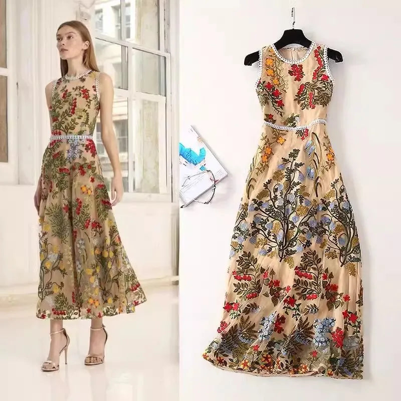 Orel Embroidery Tulle Lace Fabric