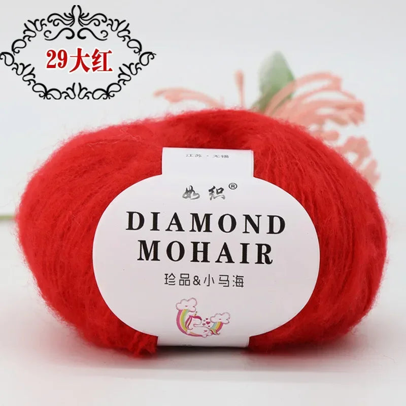 25g Mohair Wool Blended Yarn