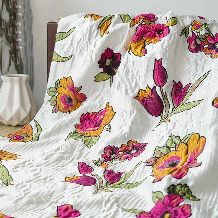 Suiri Embossed Floral Yarn Dyed Jacquard Fabric