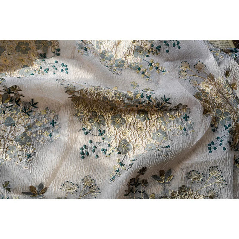 Bolas Transparent Burnout Yarn Dyed Fabric