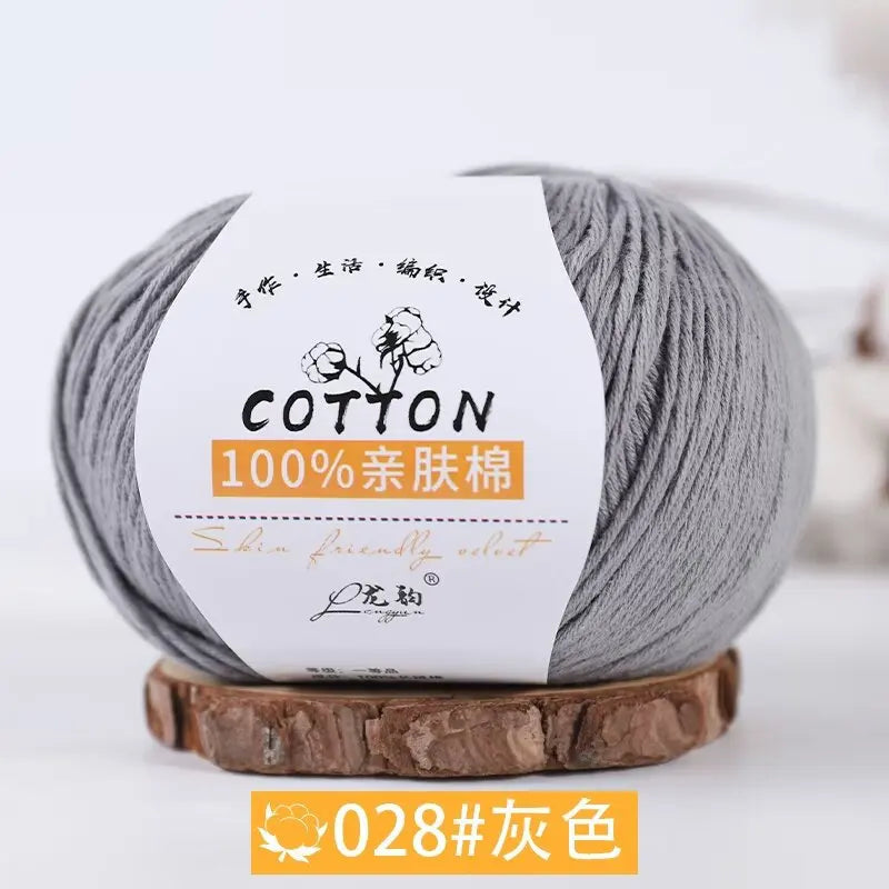 50g 100% Cotton Soft Colors Yarn Cotton