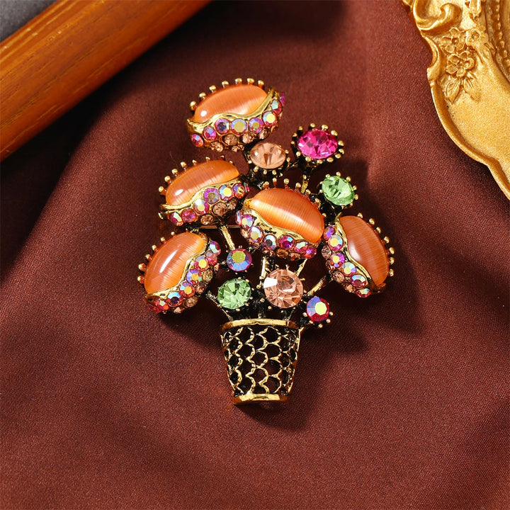 Cansu Embroidery Brooch