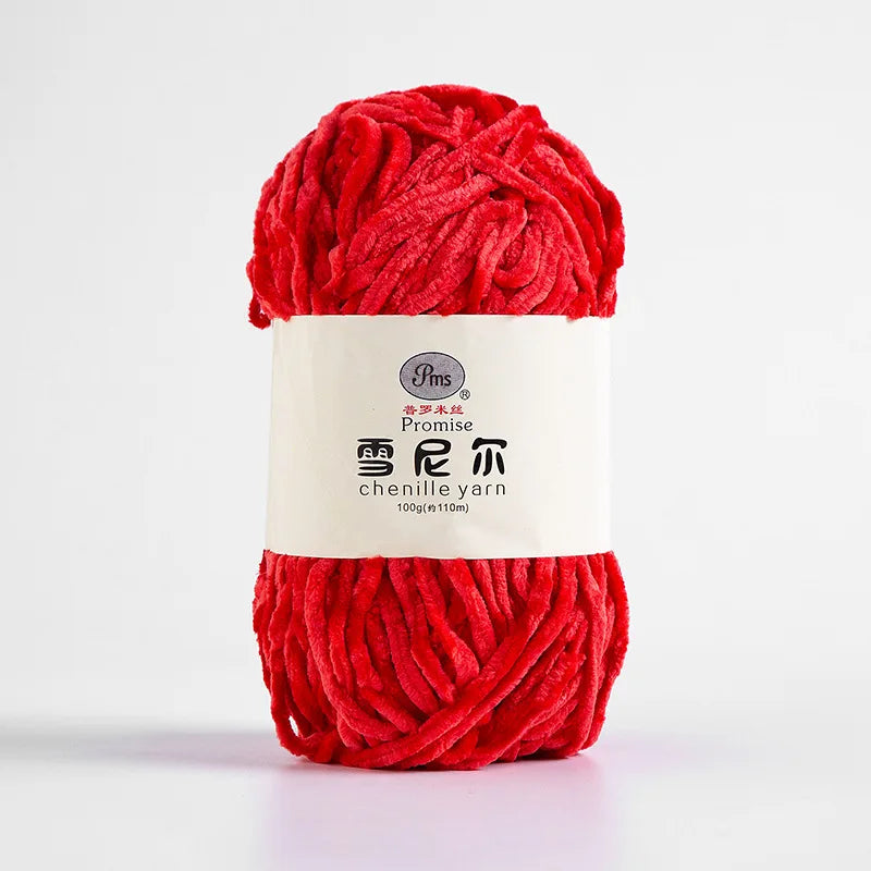 100g 6mm Chenille Yarn