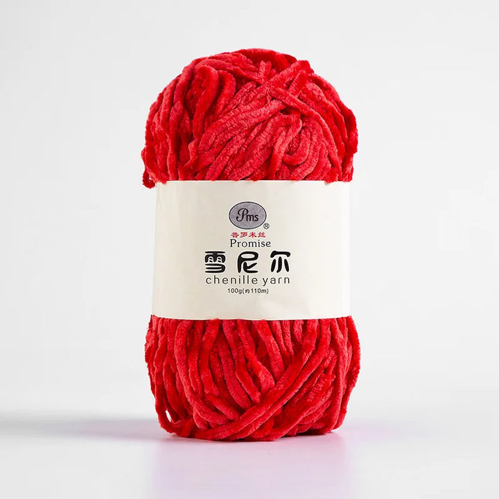 100g 6mm Chenille Yarn