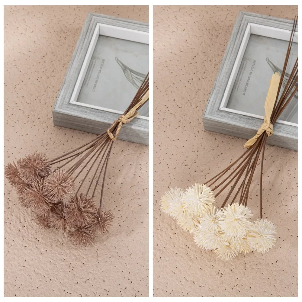 Svea 12pc Artificial Small Thorn Ball Bouquet
