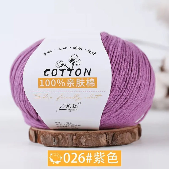 50g 100% Cotton Soft Colors Yarn Cotton