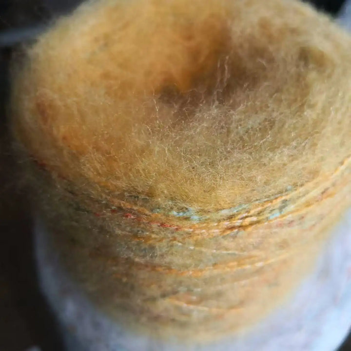 250g Ball Rainbow Faux Mohair Yarn