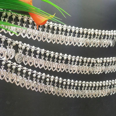 Ramses Metal Beaded Tassel Fringe Trim