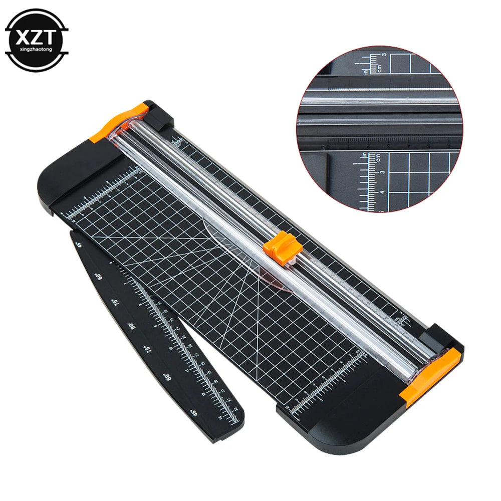 A4 Small Paper Cutter with Pull-Out Ruler