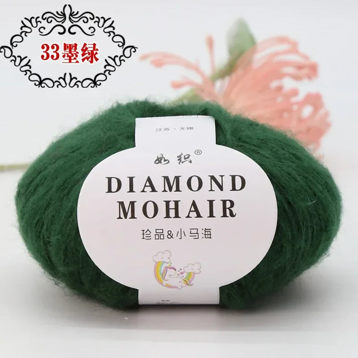 25g Mohair Wool Blended Yarn