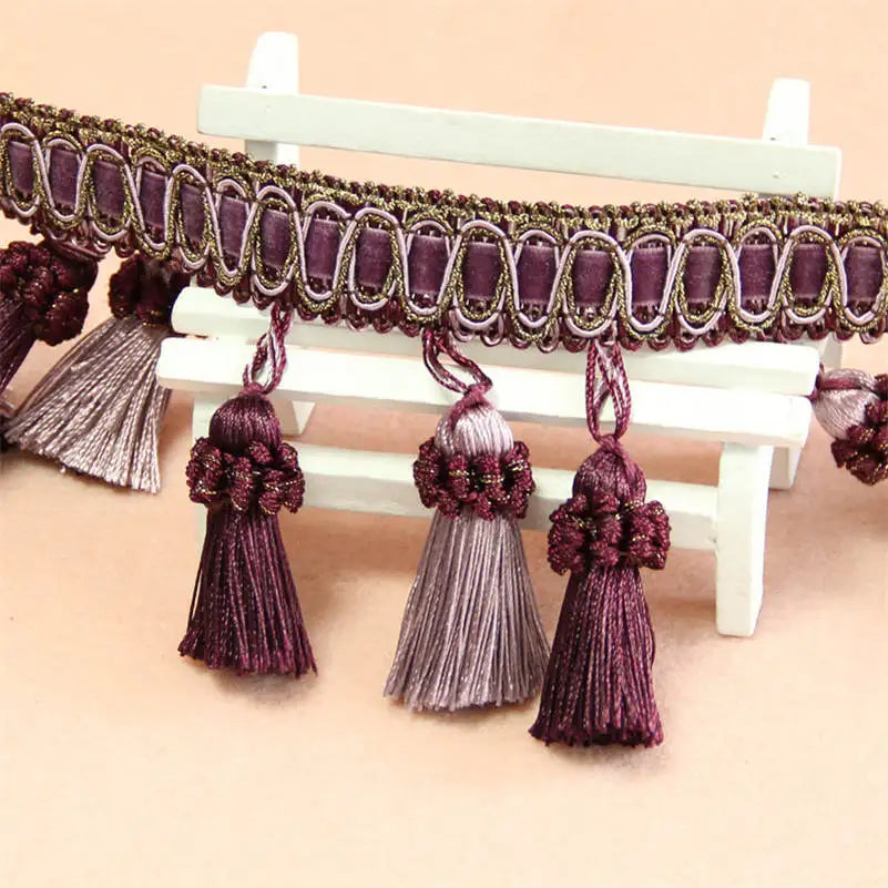 Kalie Beaded Tassel Fringe Trim