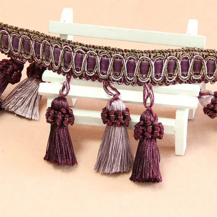 Kalie Beaded Tassel Fringe Trim