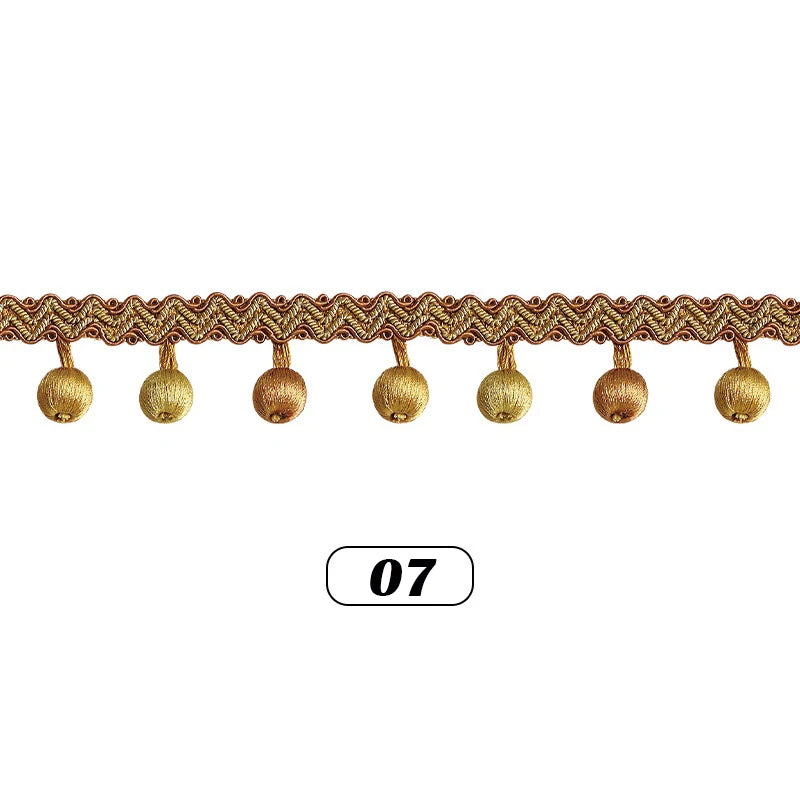 Tastle Ball Tassel Fringe Trim