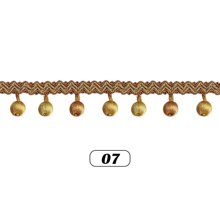 Tastle Ball Tassel Fringe Trim