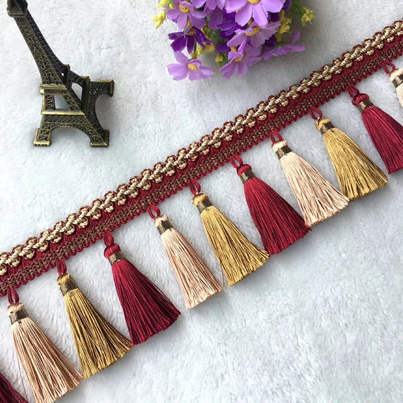 3 YARDS / Marconi Beaded Tassel Fringe Trim