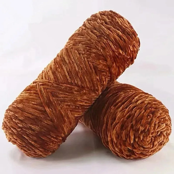 5PC/ Chenille Crochet Yarn