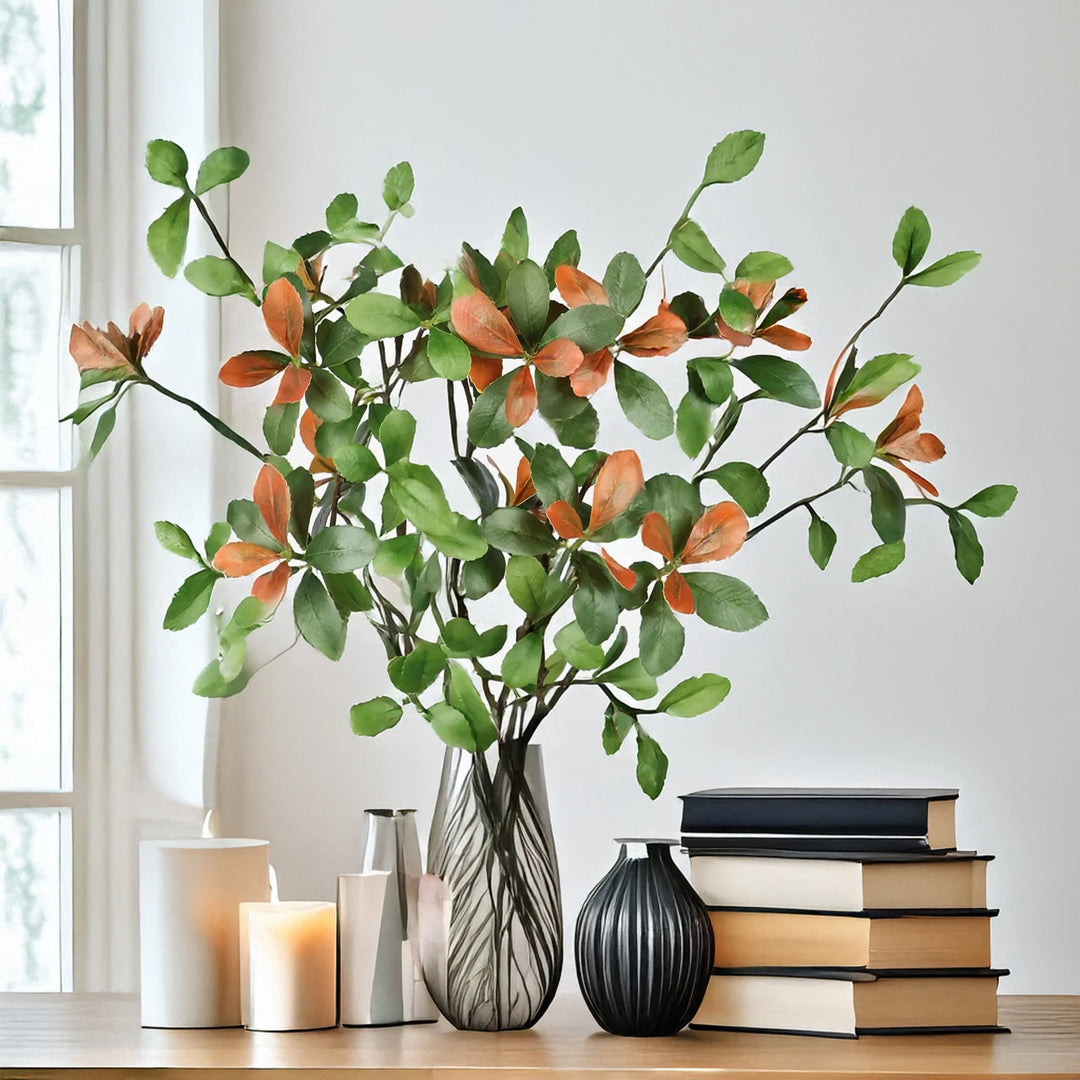 Clarisse 19 Inch Artificial Green Leaf Plant