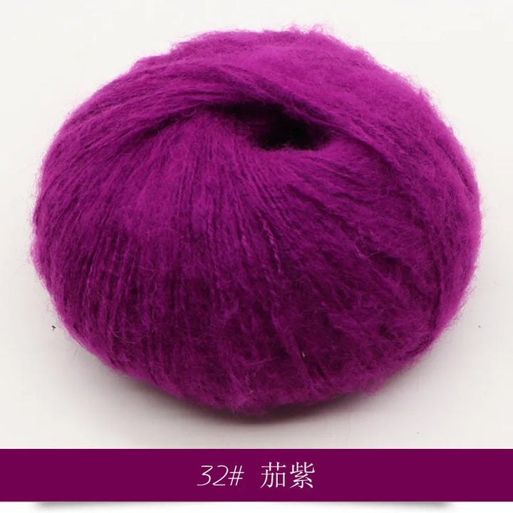 25g 1Pc Mohair Yarn for Hand Knitting