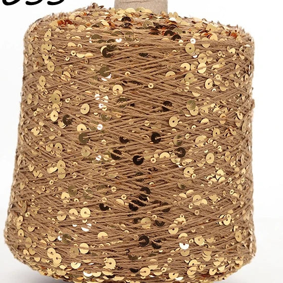 50g Metallic Sequin Yarn Sparkle Glitter