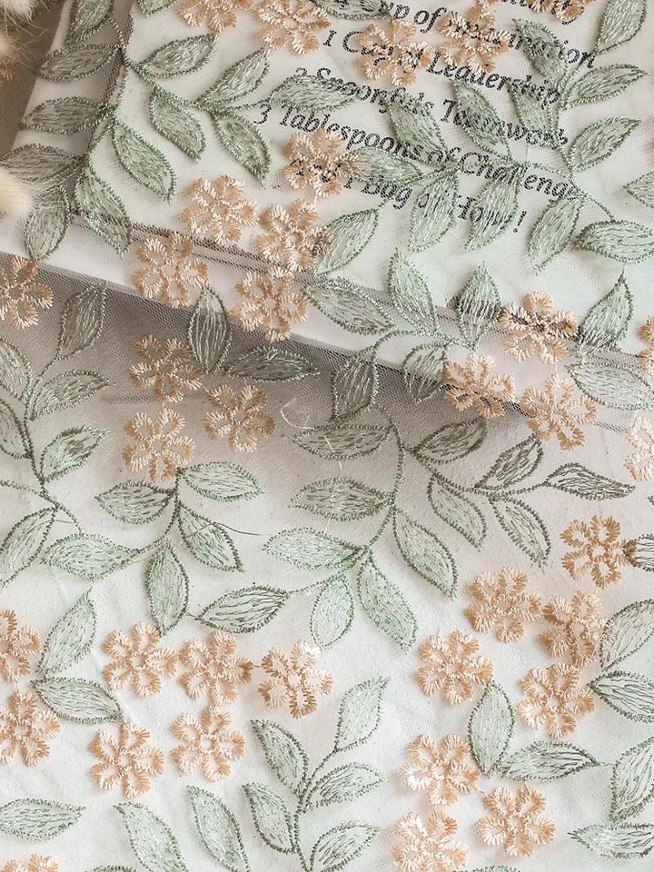 Vale Embroidered Tulle Lace Fabric