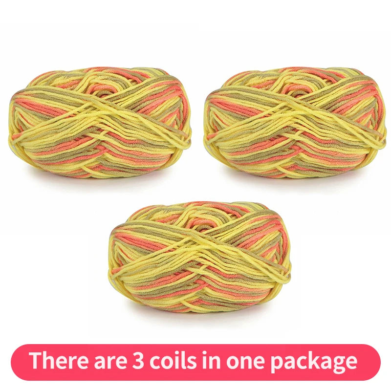 150g Segmented Dyed Gradient Colorful Yarn