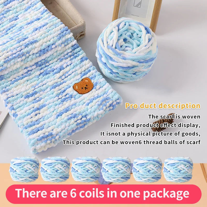 6 PC / Thread Thick Yarn Ball Set