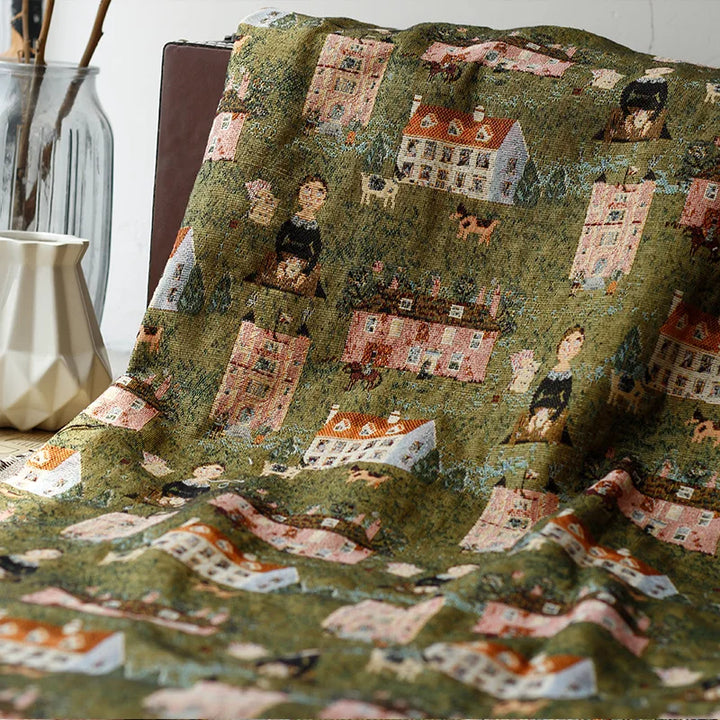 Adari Pastoral Woven Chenille Jacquard Fabric