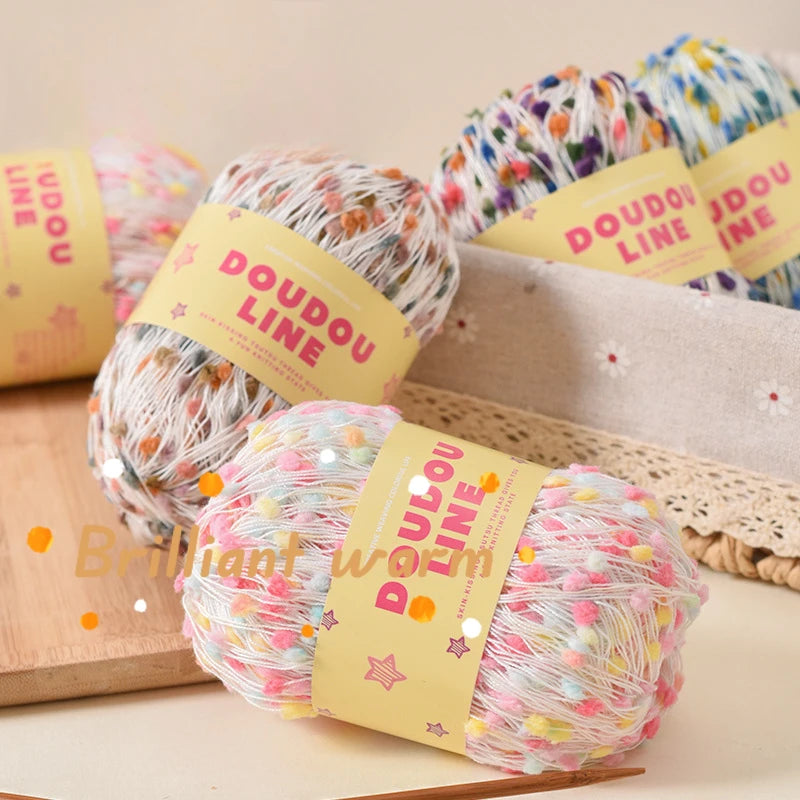 50g Handmade Woven Mixed Knitting Yarn
