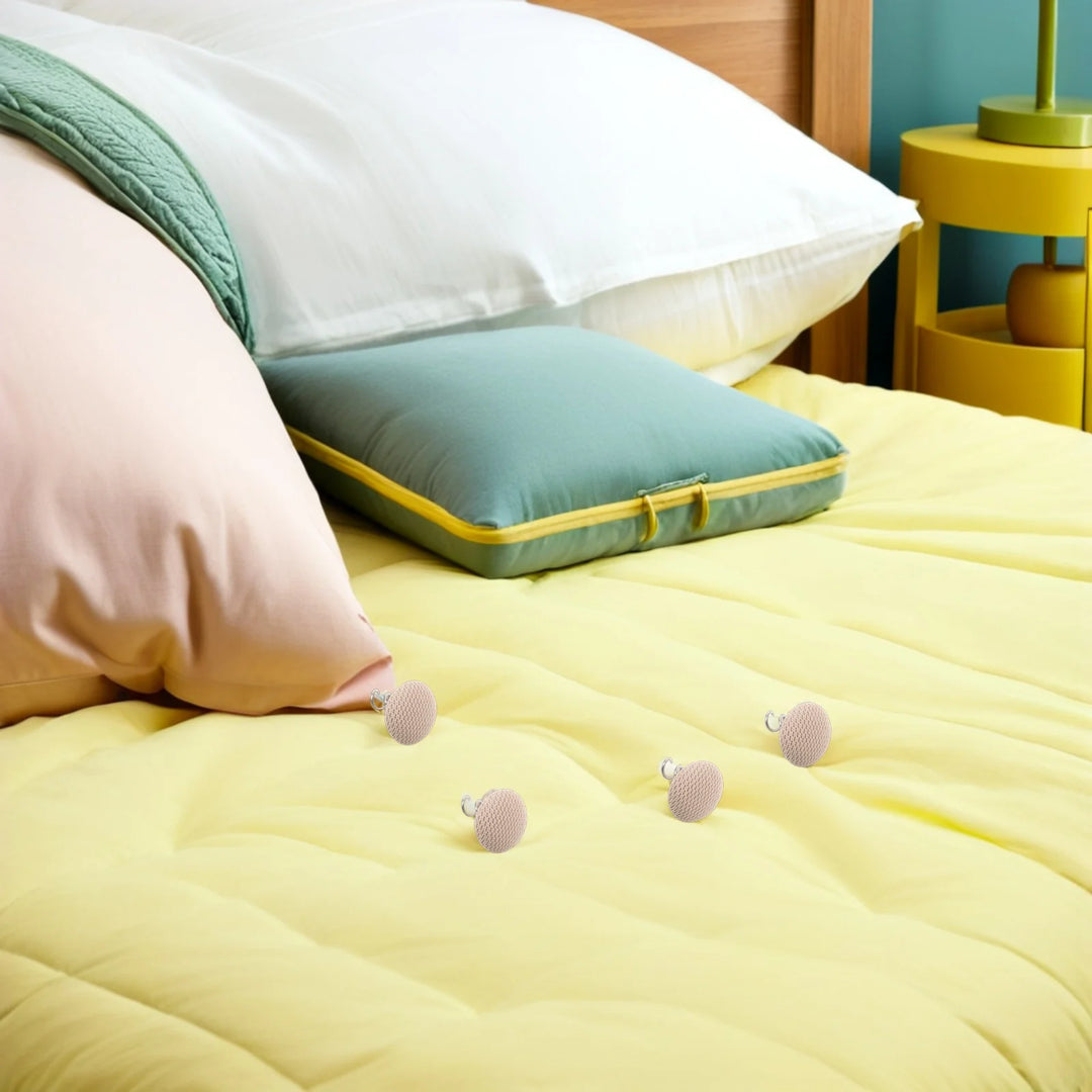 50pc Twist Pins Stainless Steel Fabric-Covered Upholstery Tacks