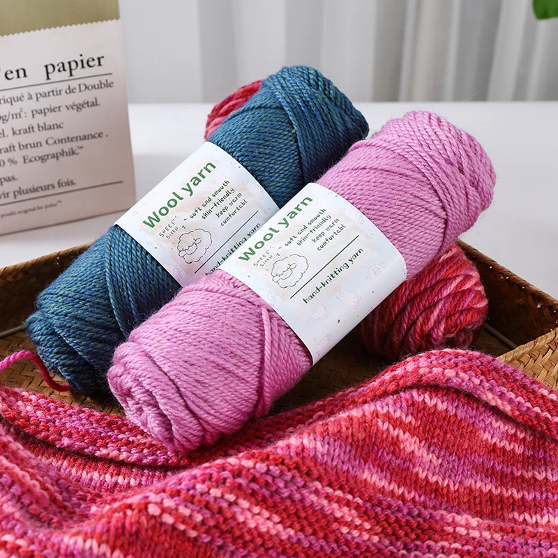 500g Gradient Color Rainbow Yarn