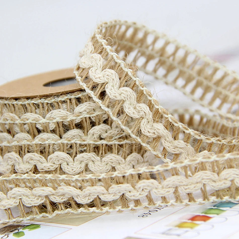 2 Yards / Natural Jute Rope Ribbon