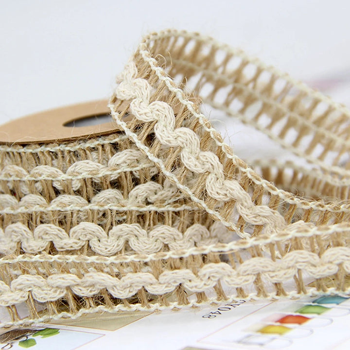 2 Yards / Natural Jute Rope Ribbon