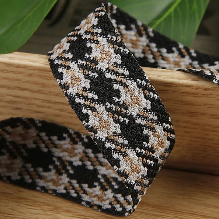 5 Yards / Retro Classic Jacquard Ribbon