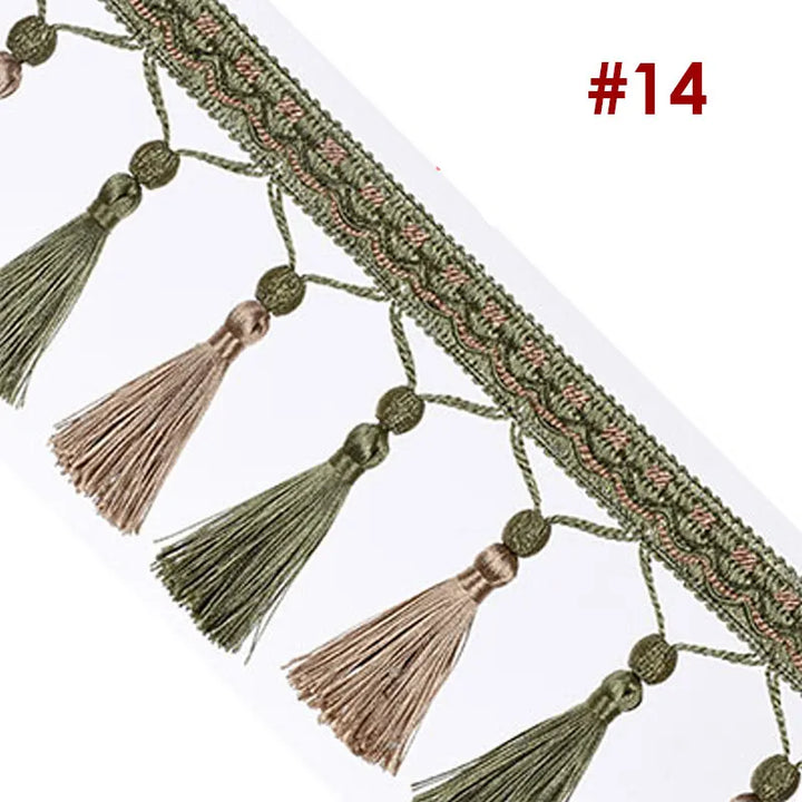 3 YARDS / Junsone Beaded Tassel Fringe Trim
