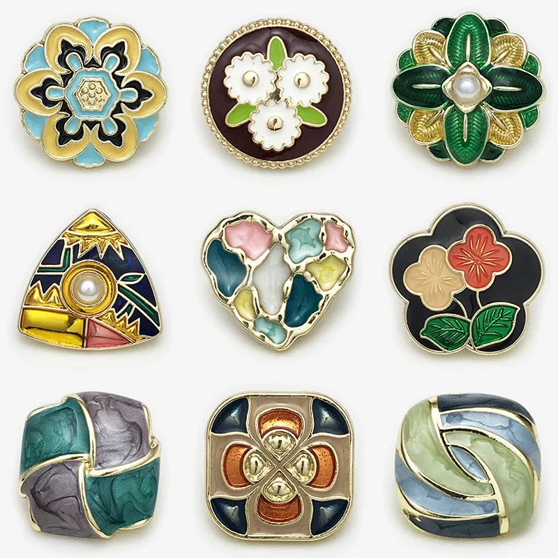 6 PC / Cameron Resin Buttons