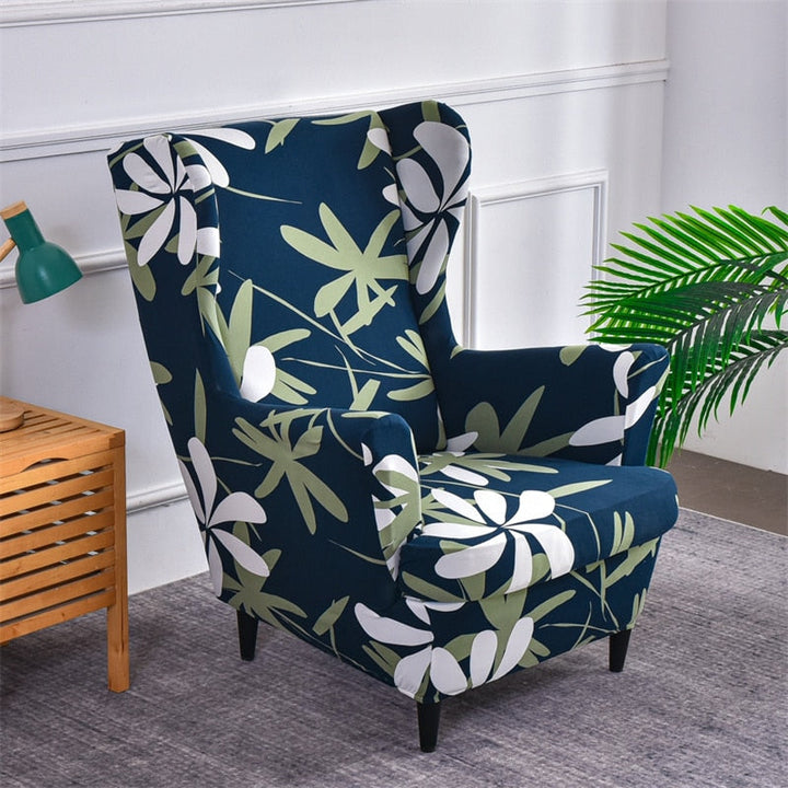 Classic Floral Stretch Armchair Cover